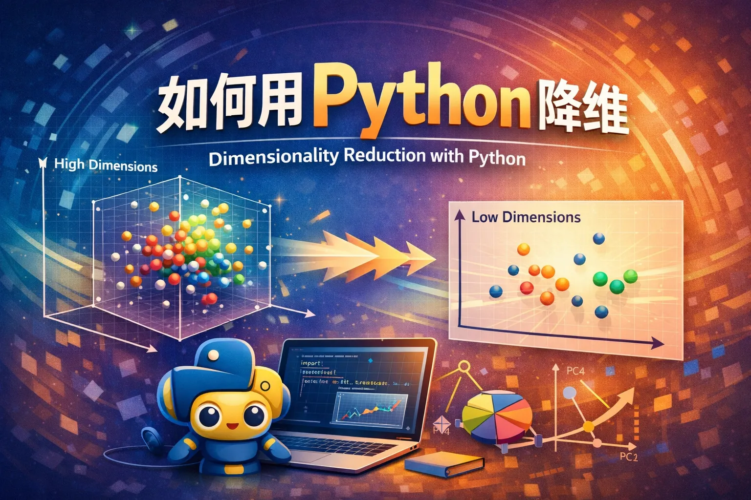 如何用python降维