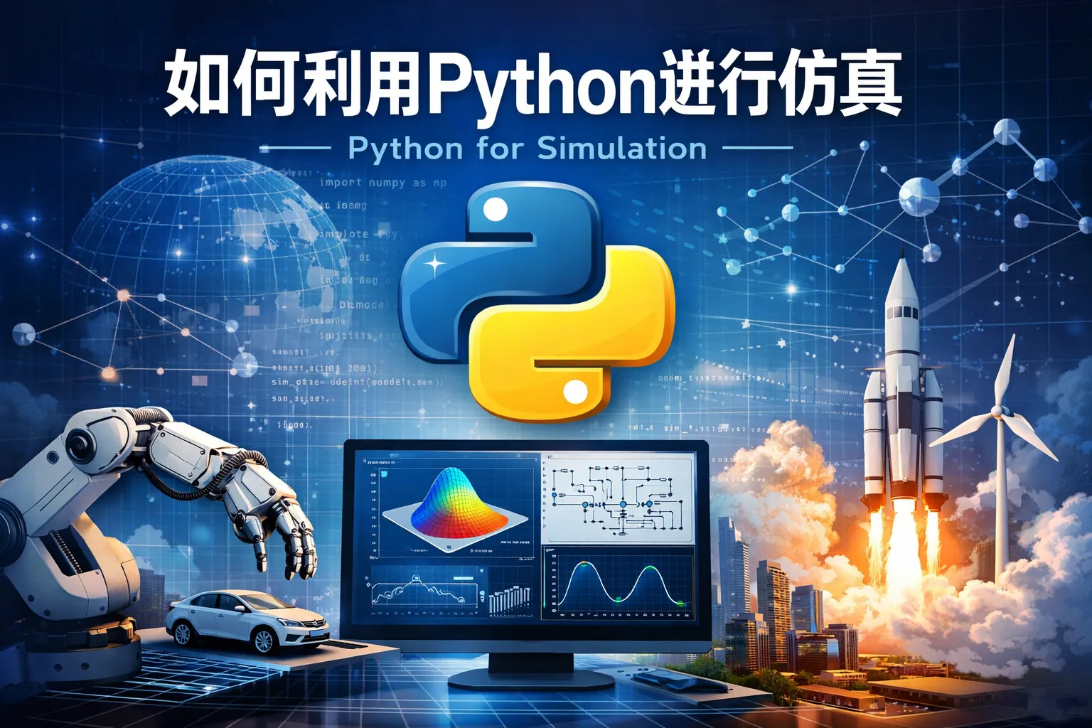 如何利用python进行仿真