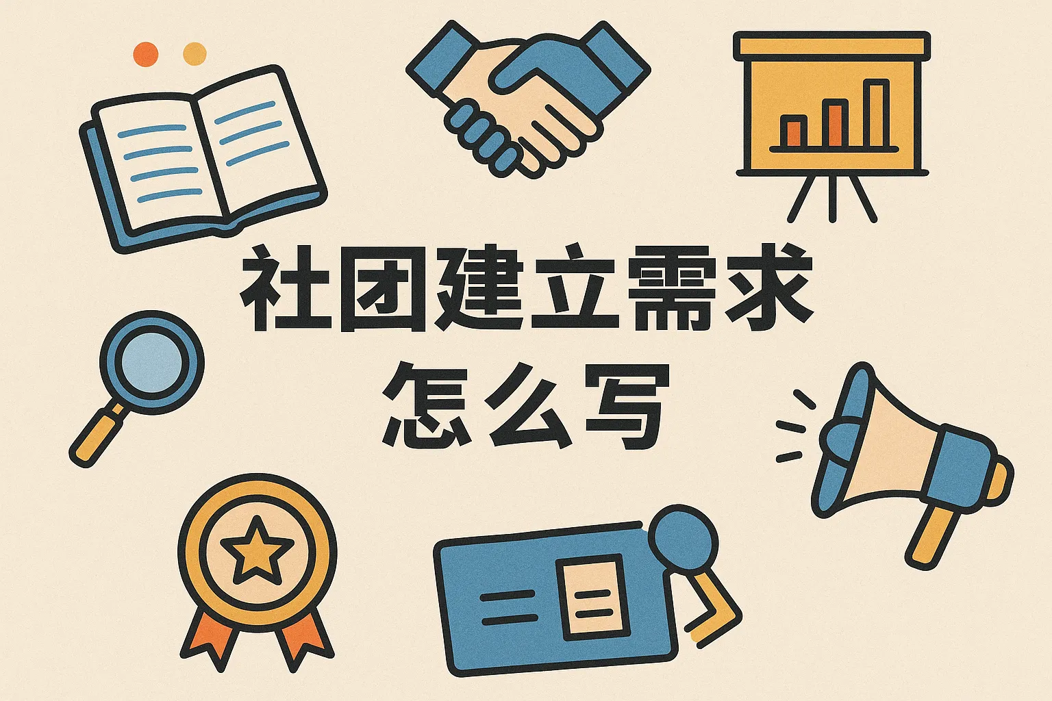 社团建立需求怎么写