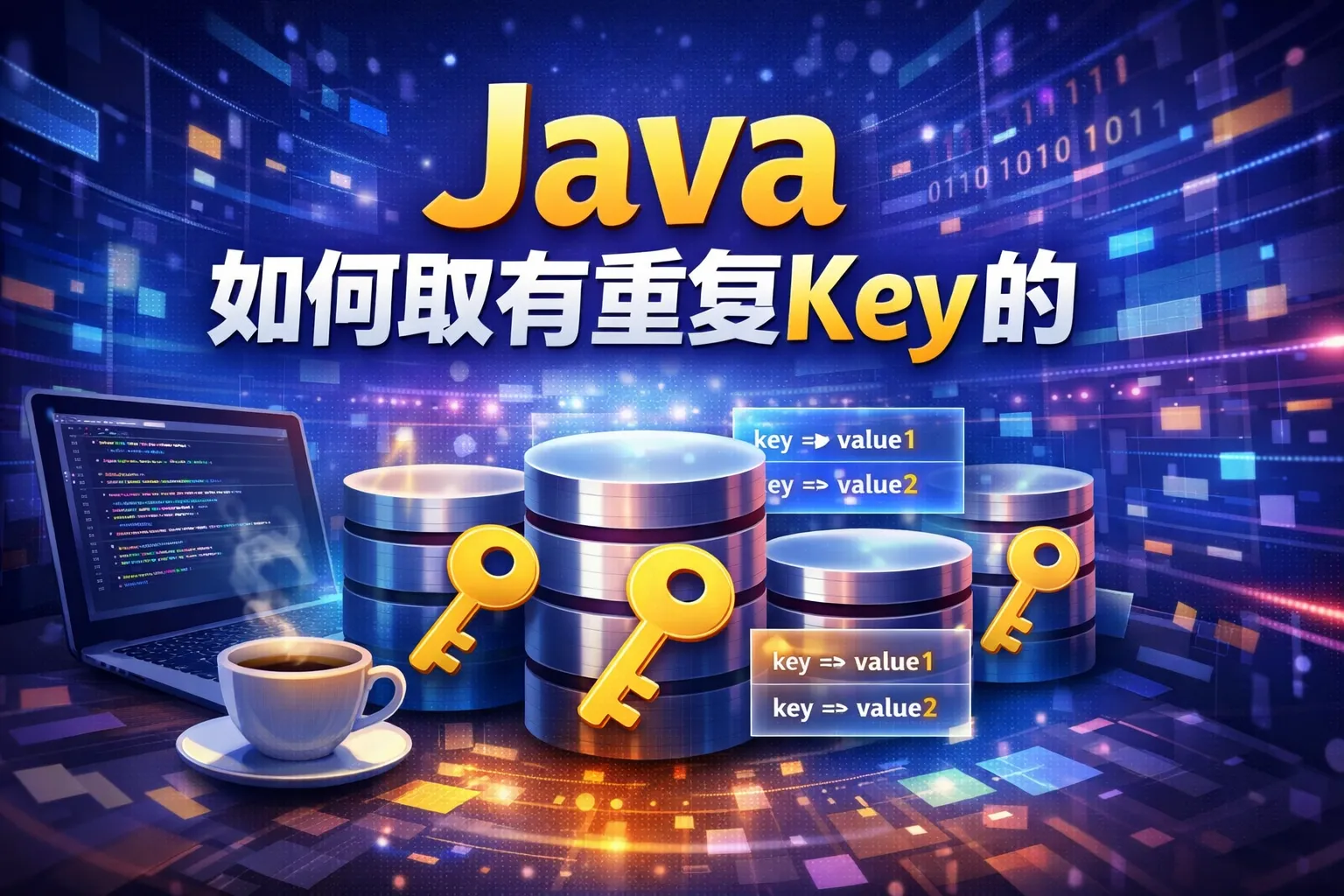 java如何取有重复key的