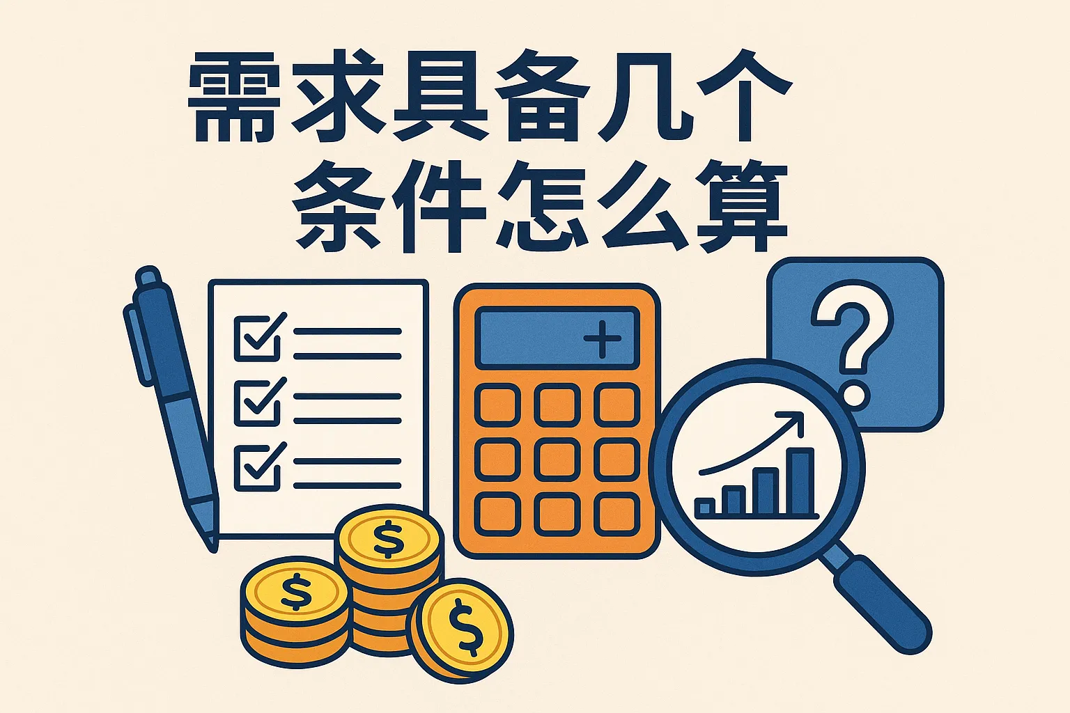 需求具备几个条件怎么算