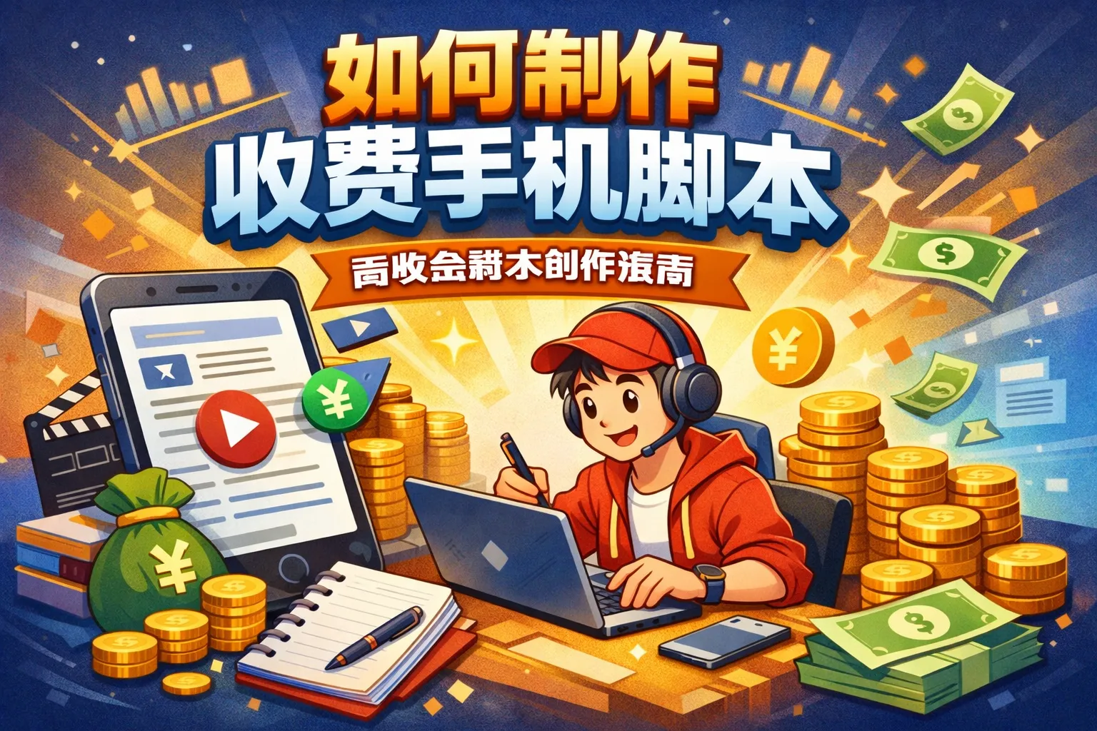 如何制作收费手机脚本