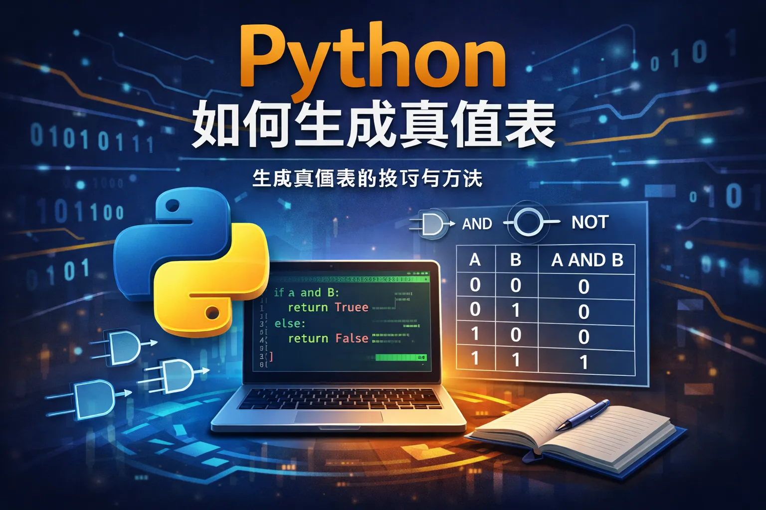 python如何生成真值表