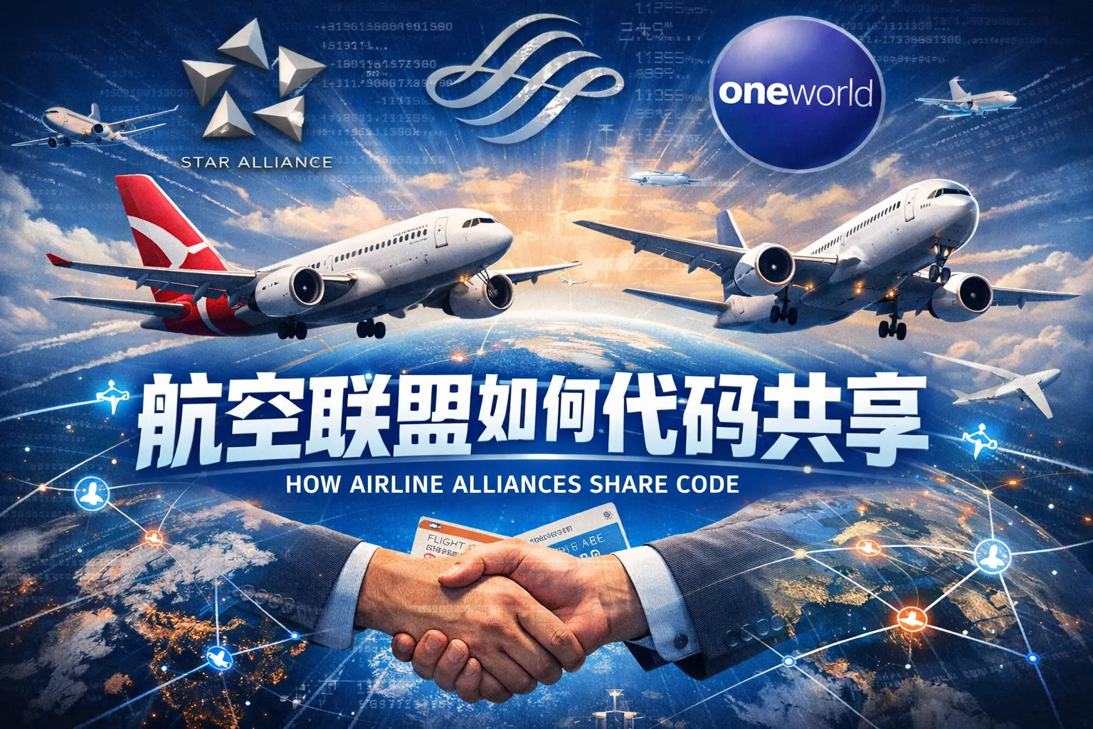 航空联盟如何代码共享