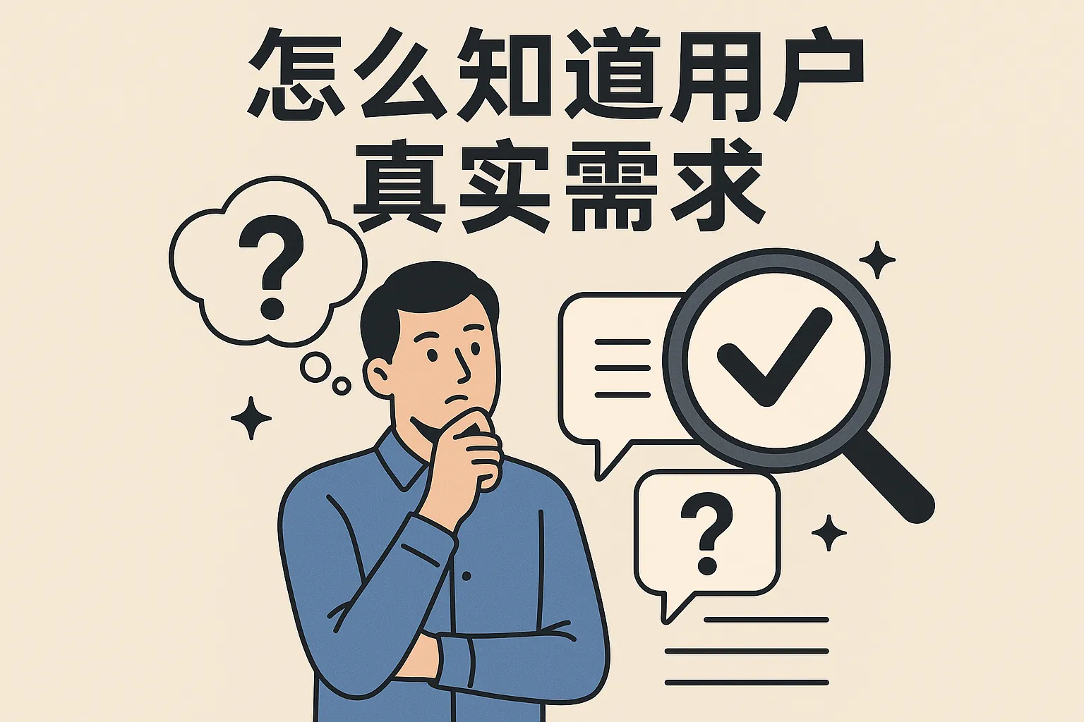怎么知道用户真实需求