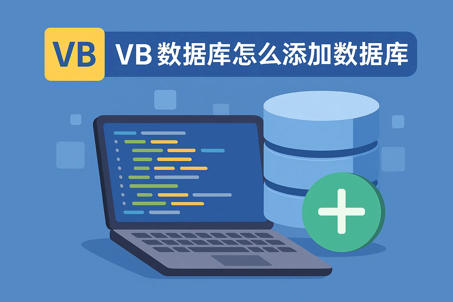 vb里数据库怎么添加数据库