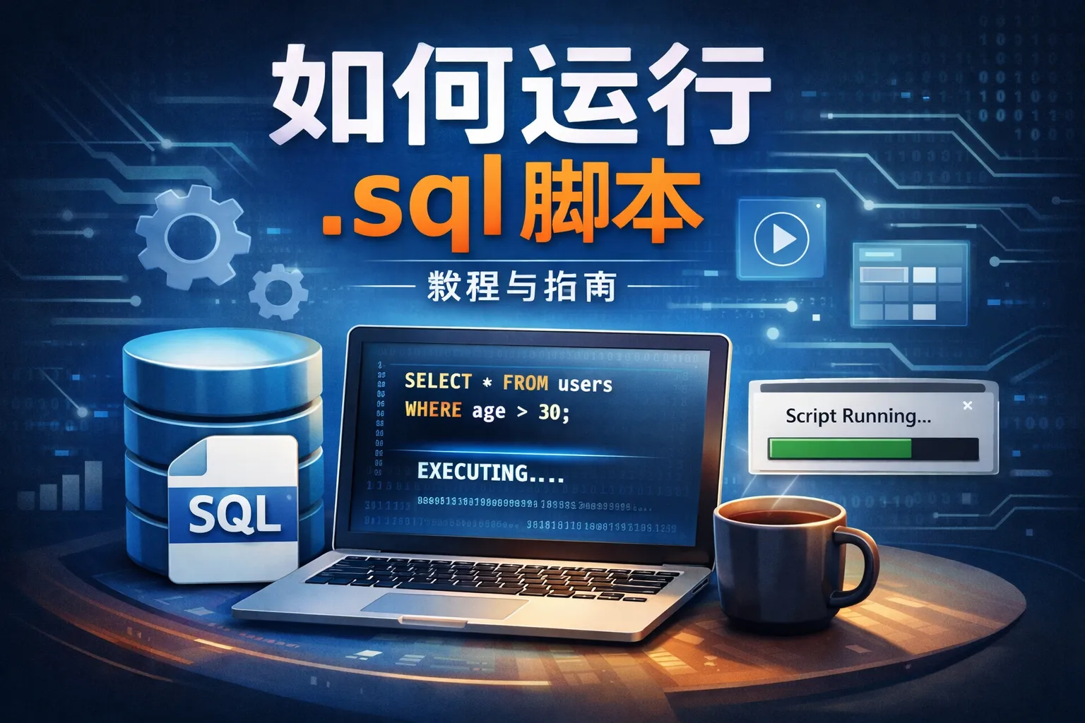 如何运行.sql脚本