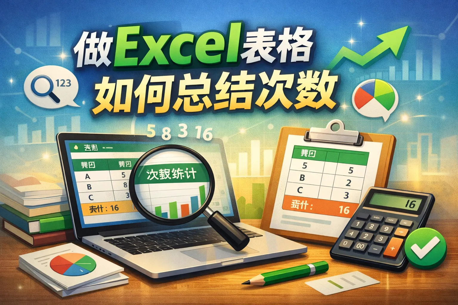 做excel表格如何总结次数