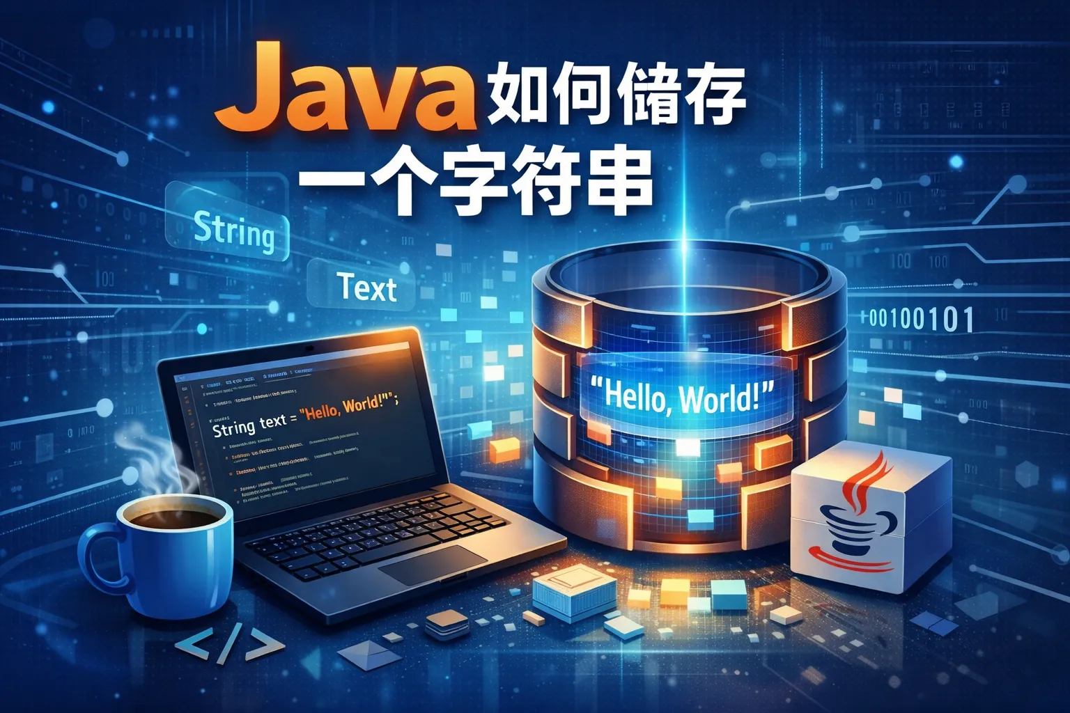 java如何储存一个字符串