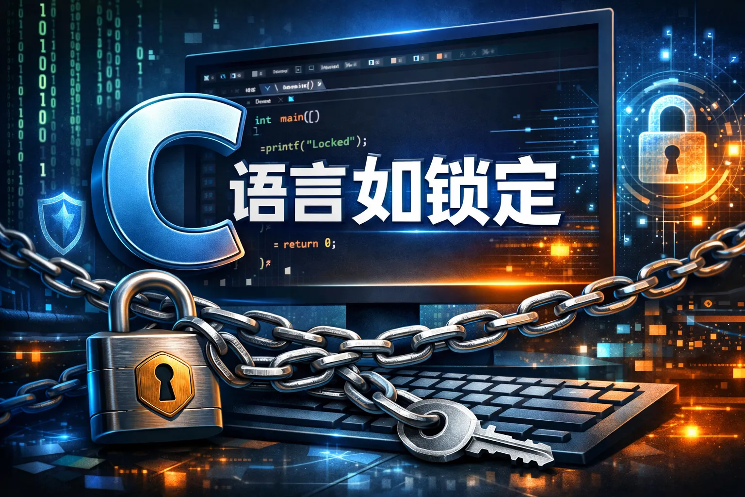c语言如何锁定