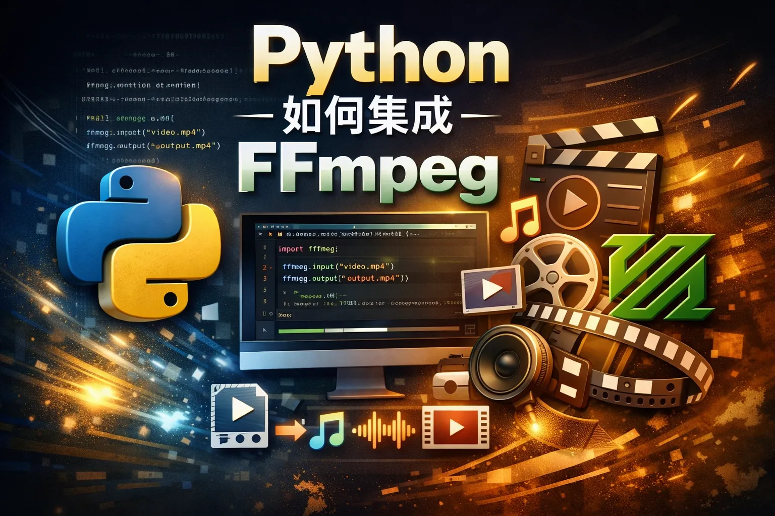 python如何集成ffmpeg