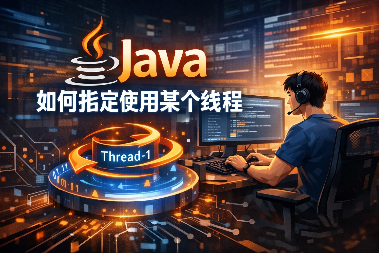 java如何指定使用某个线程