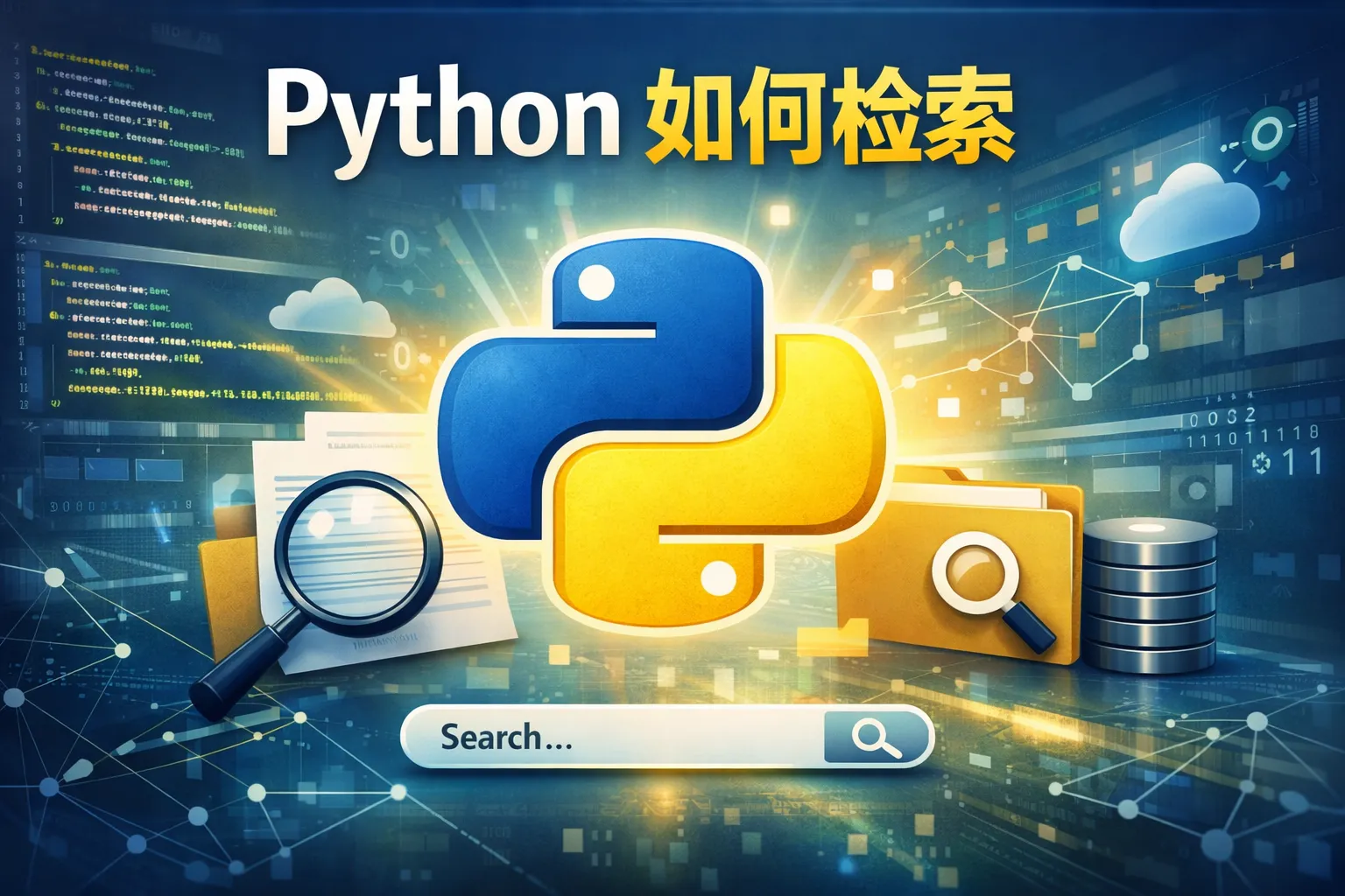 python 如何检索