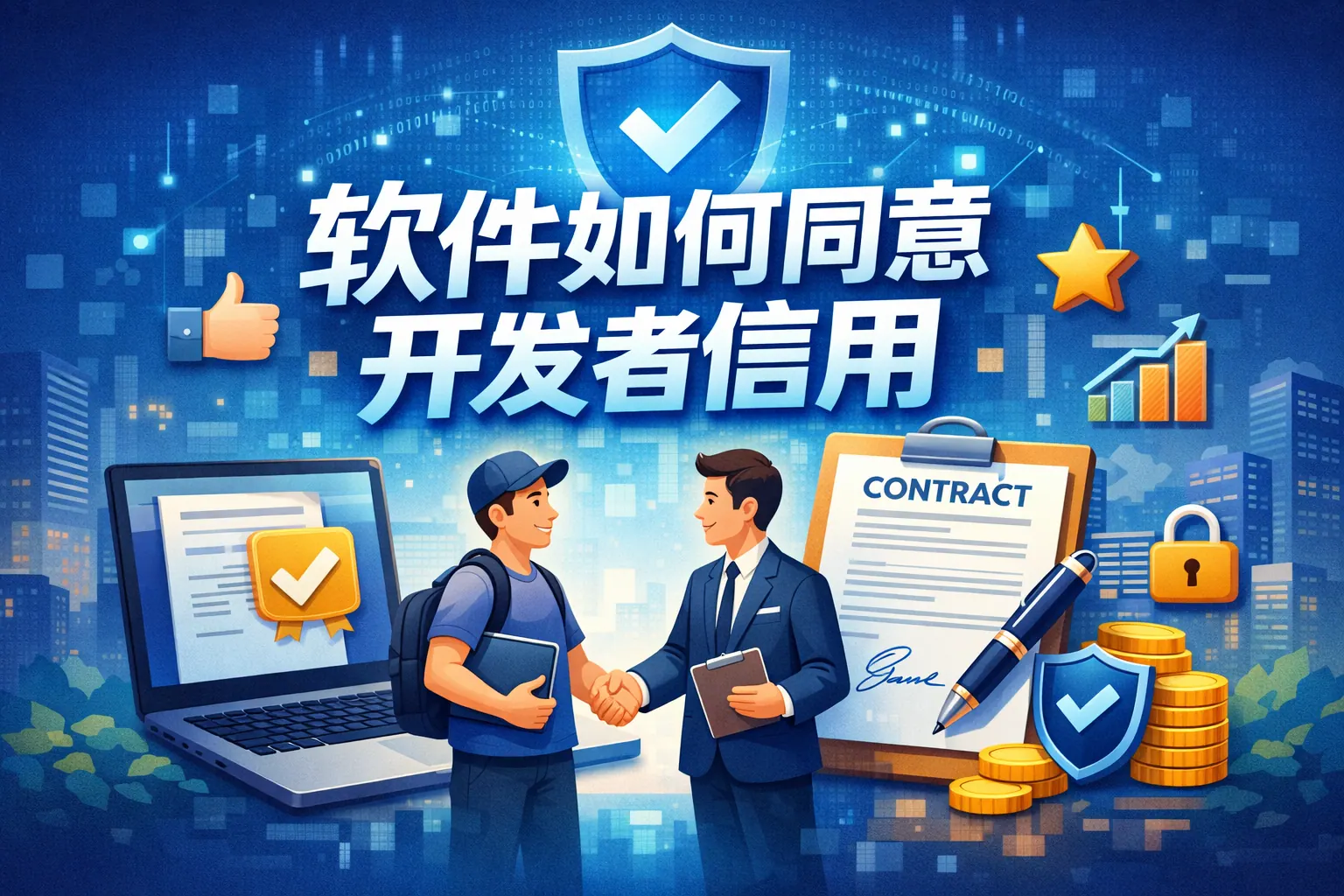 软件如何同意开发者信用