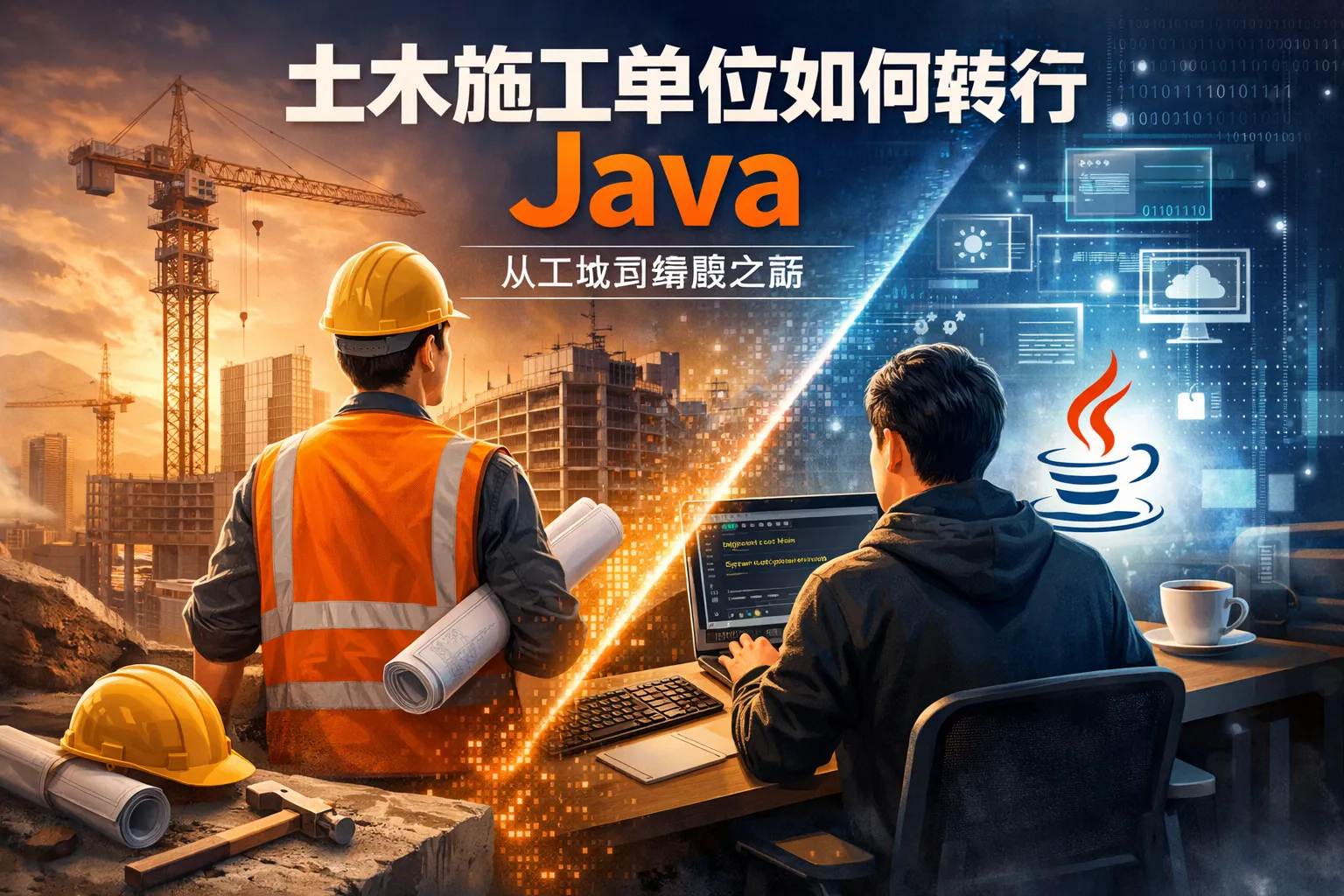 土木施工单位如何转行java