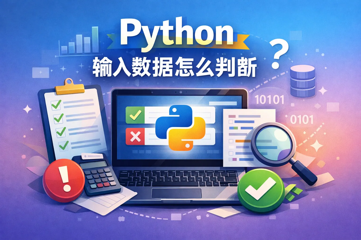 python输入数据怎么判断