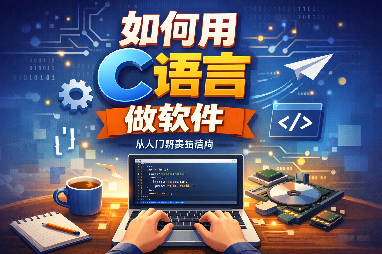 如何用c语言做软件