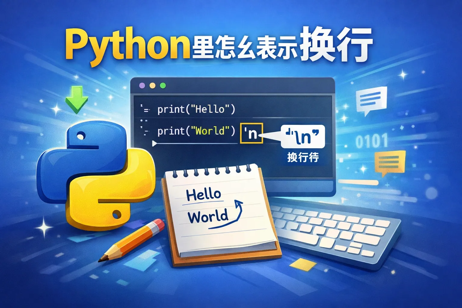 python里怎么表示换行