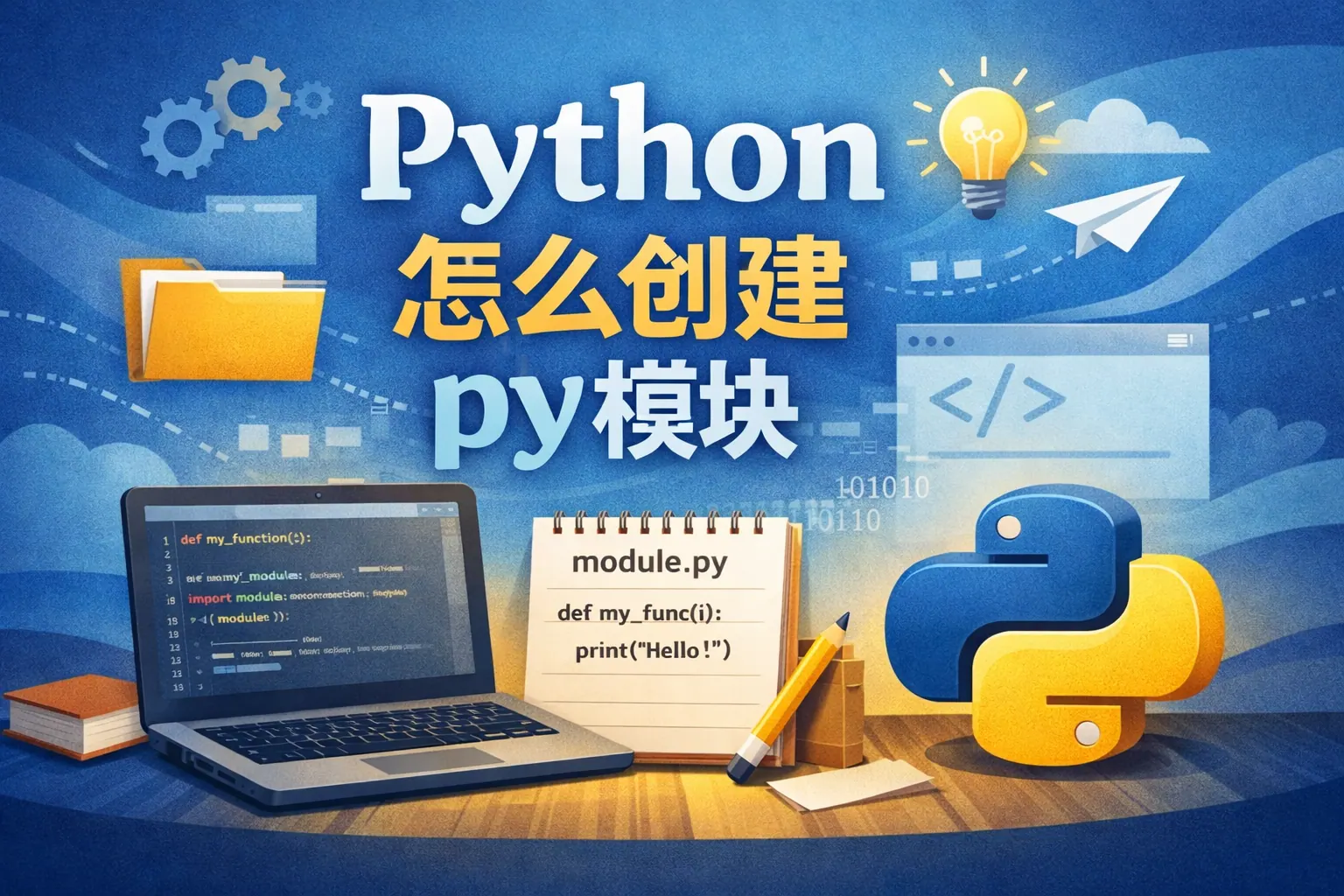 python怎么创建py模块