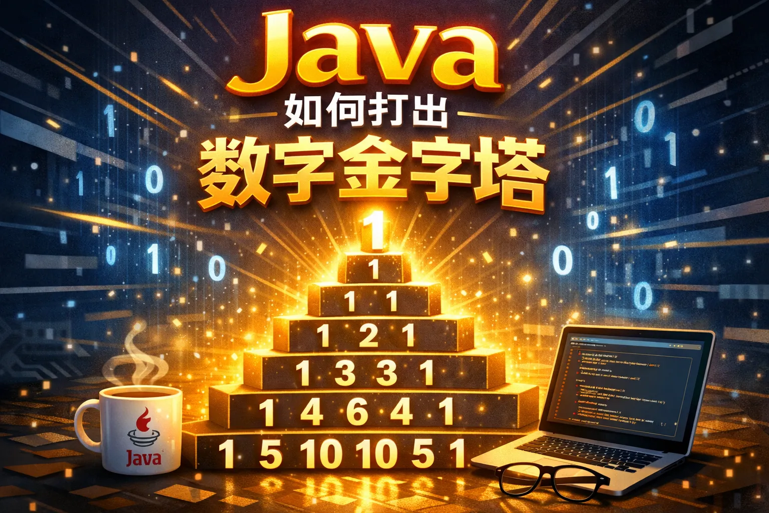 java如何打出数字金字塔