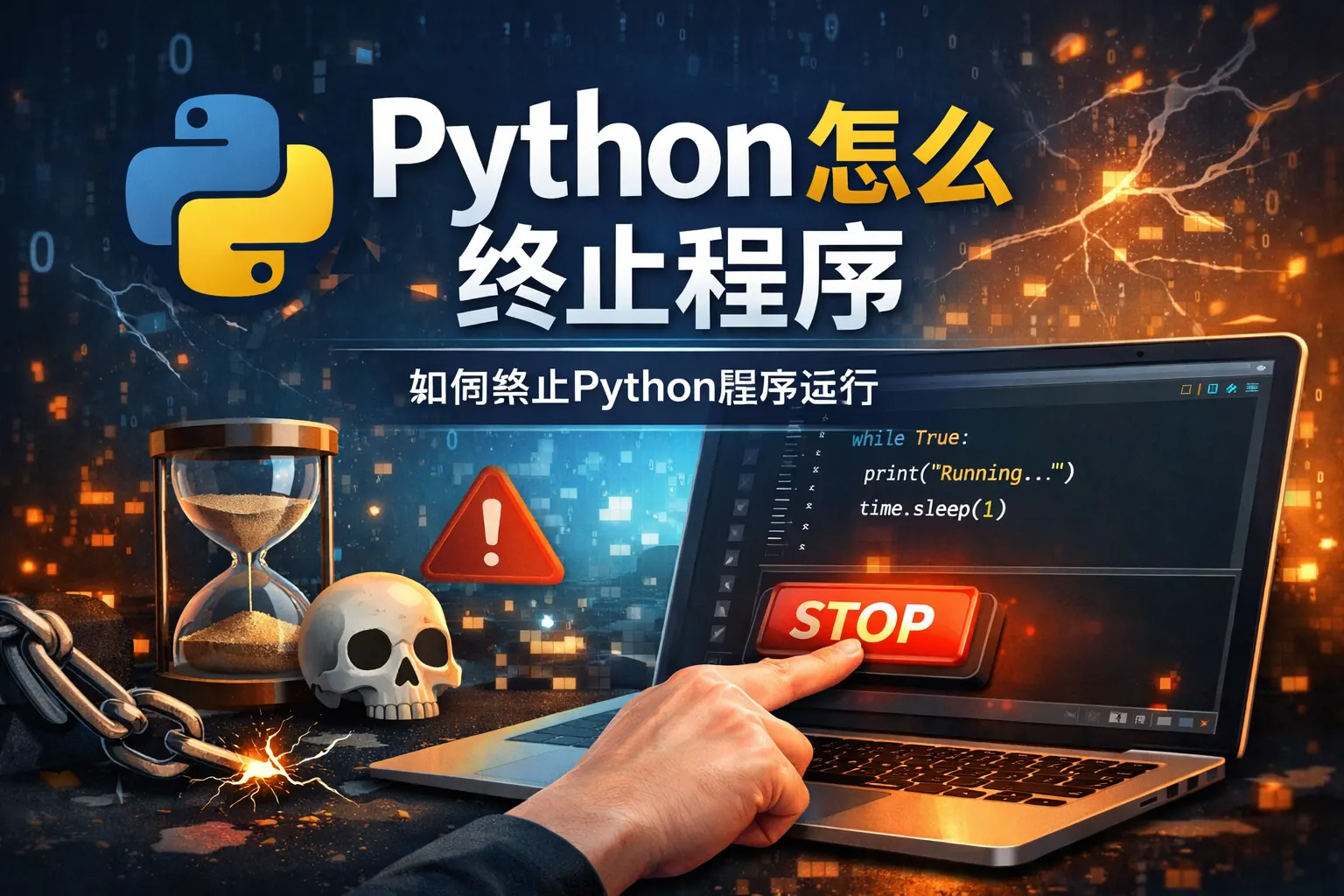 python怎么终止程序