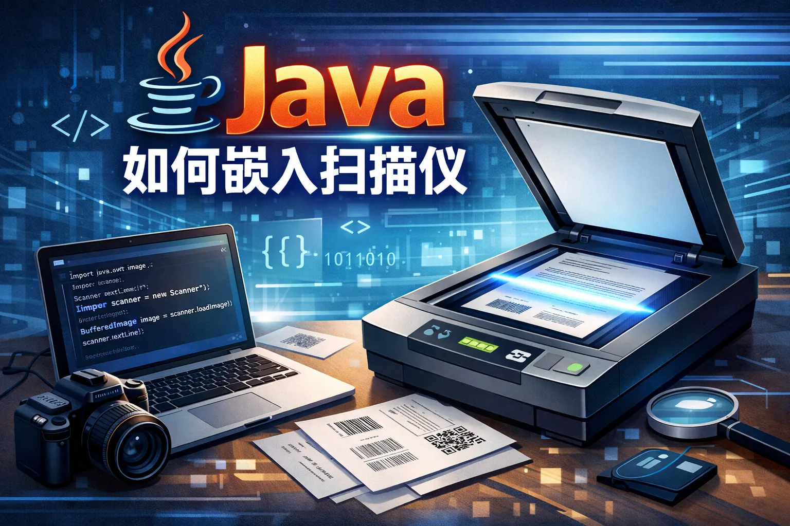 java如何嵌入扫描仪