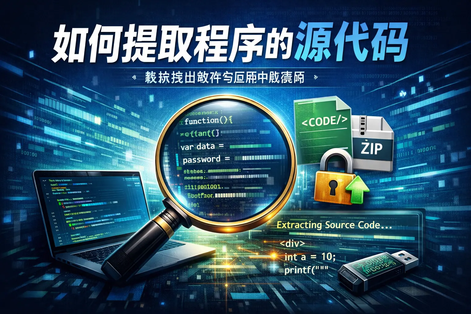 如何提取程序的源代码