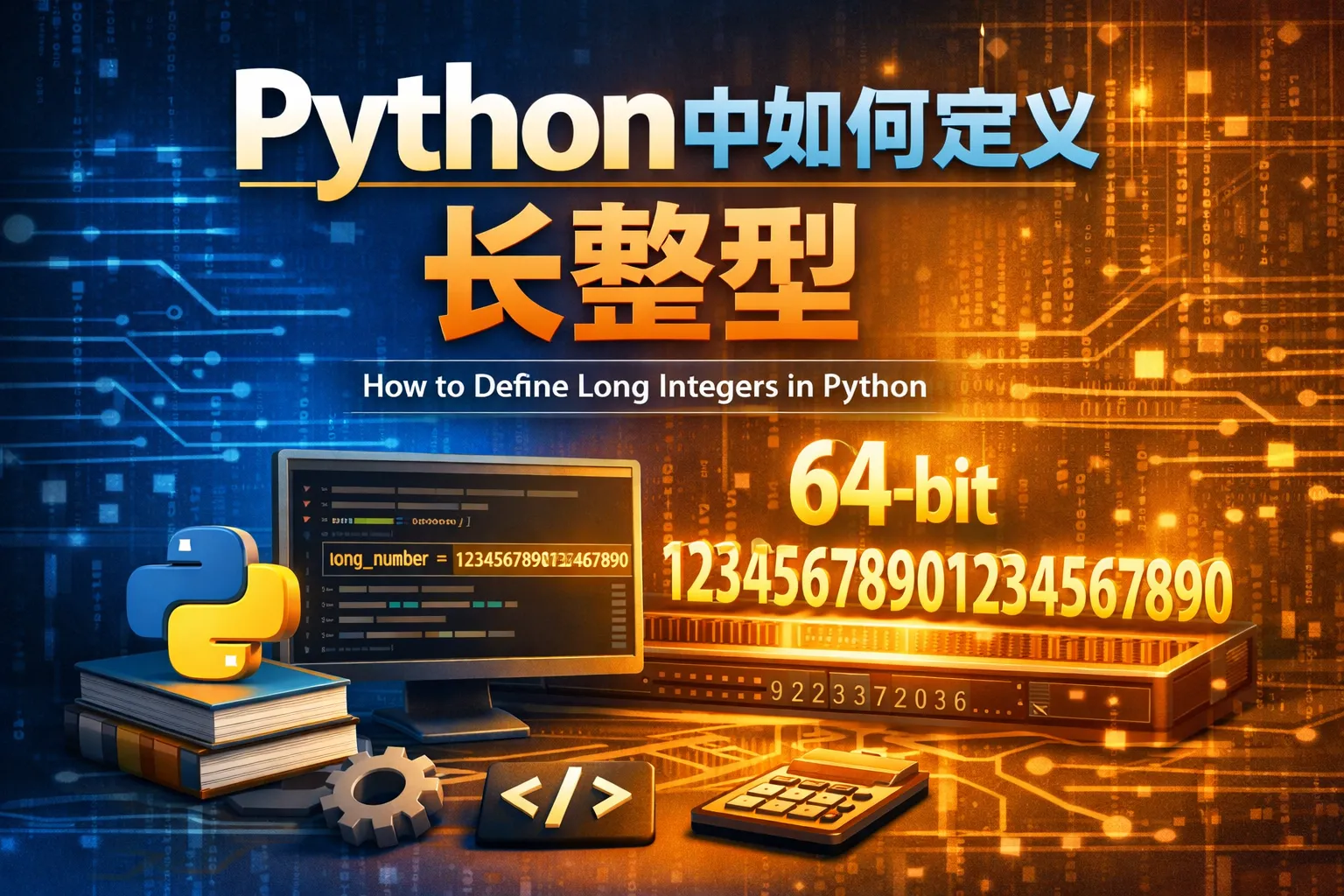 python中如何定义长整型