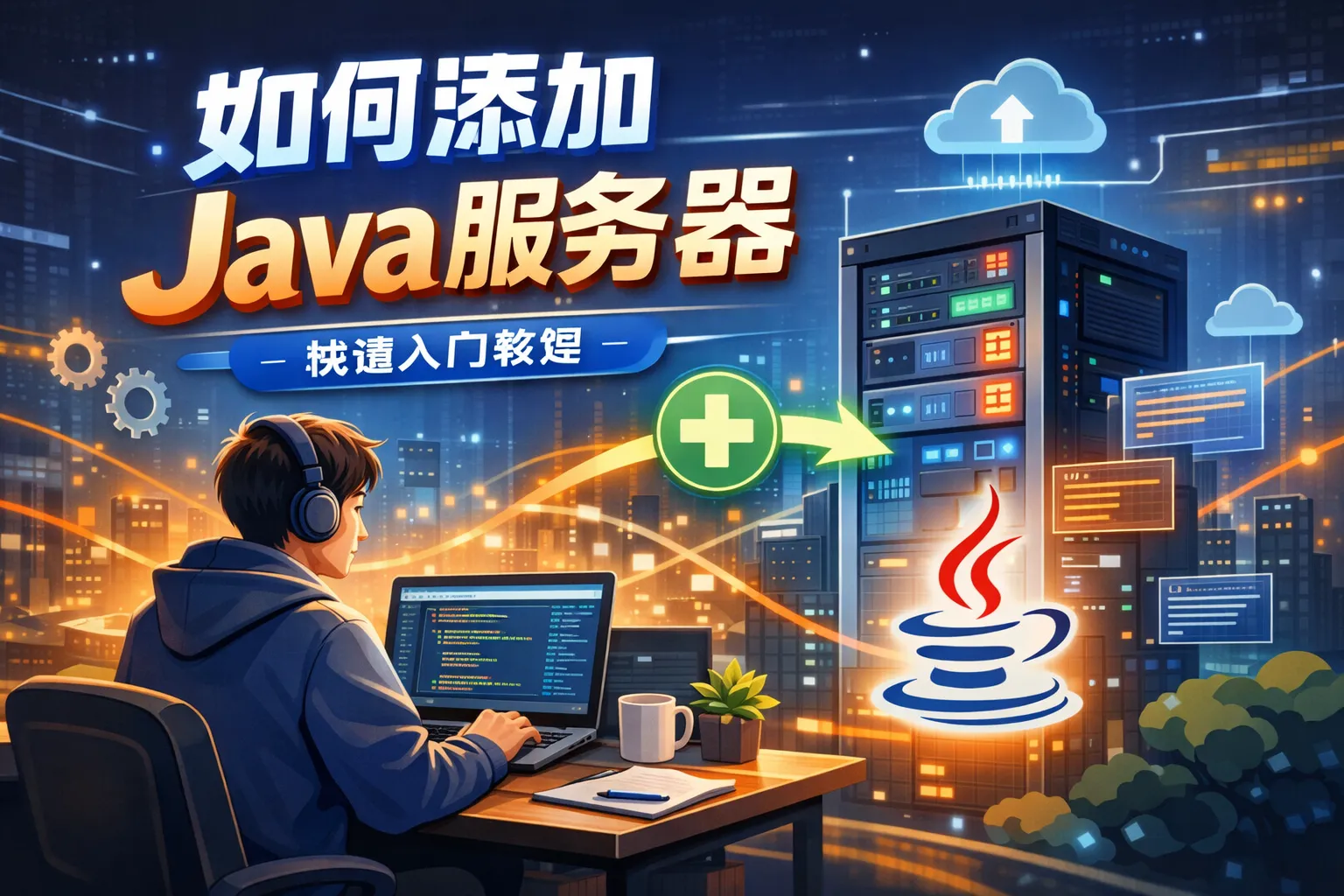 如何添加Java服务器