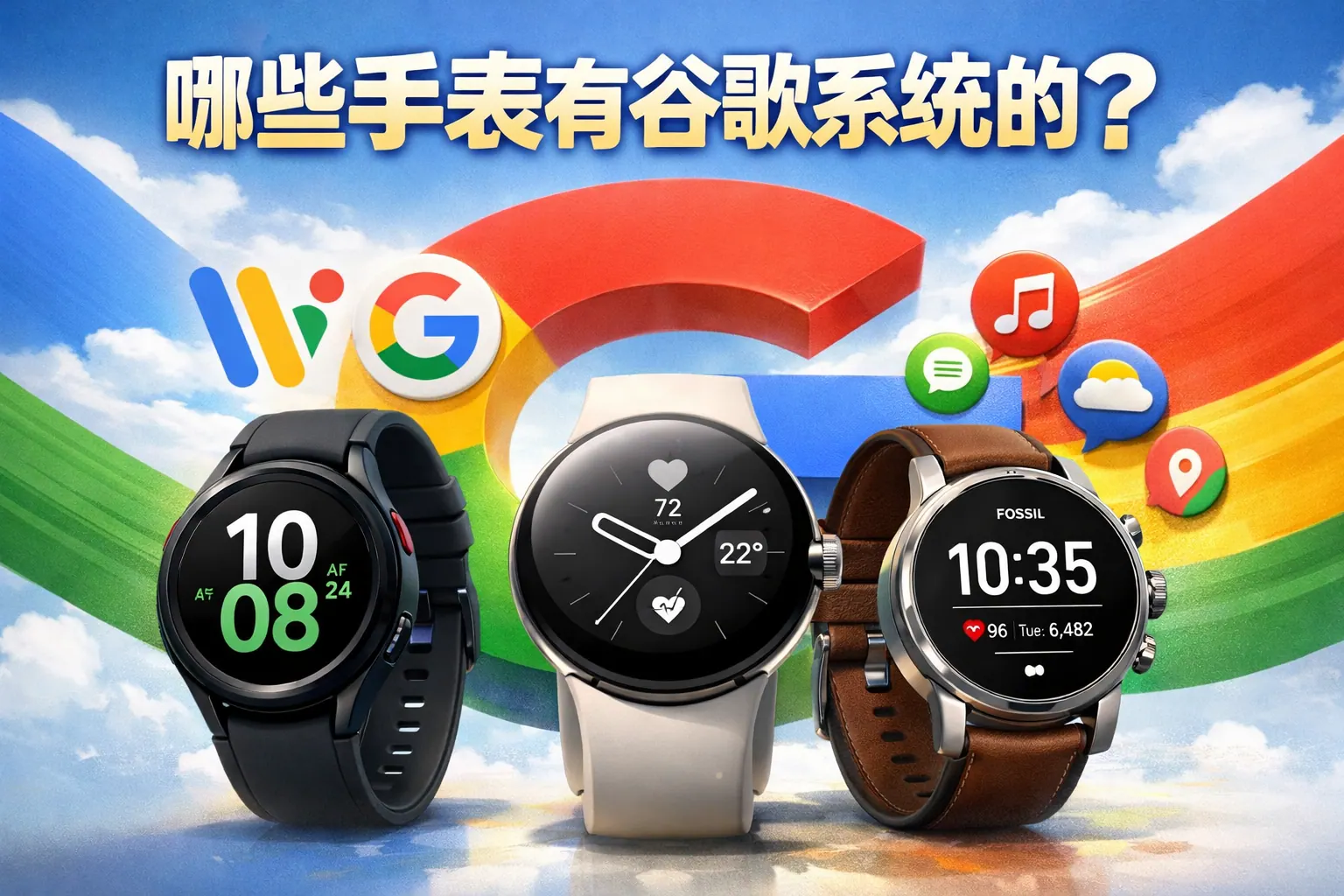 哪些手表有谷歌系统的