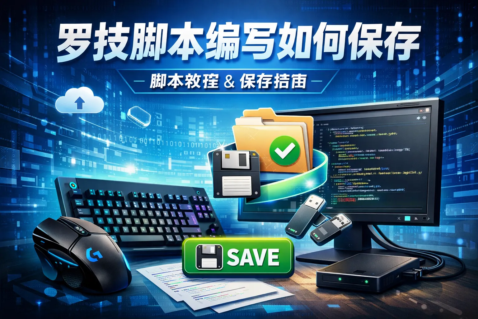 罗技脚本编写如何保存