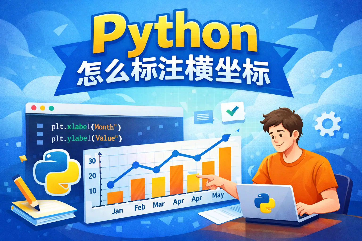 Python怎么标注横坐标