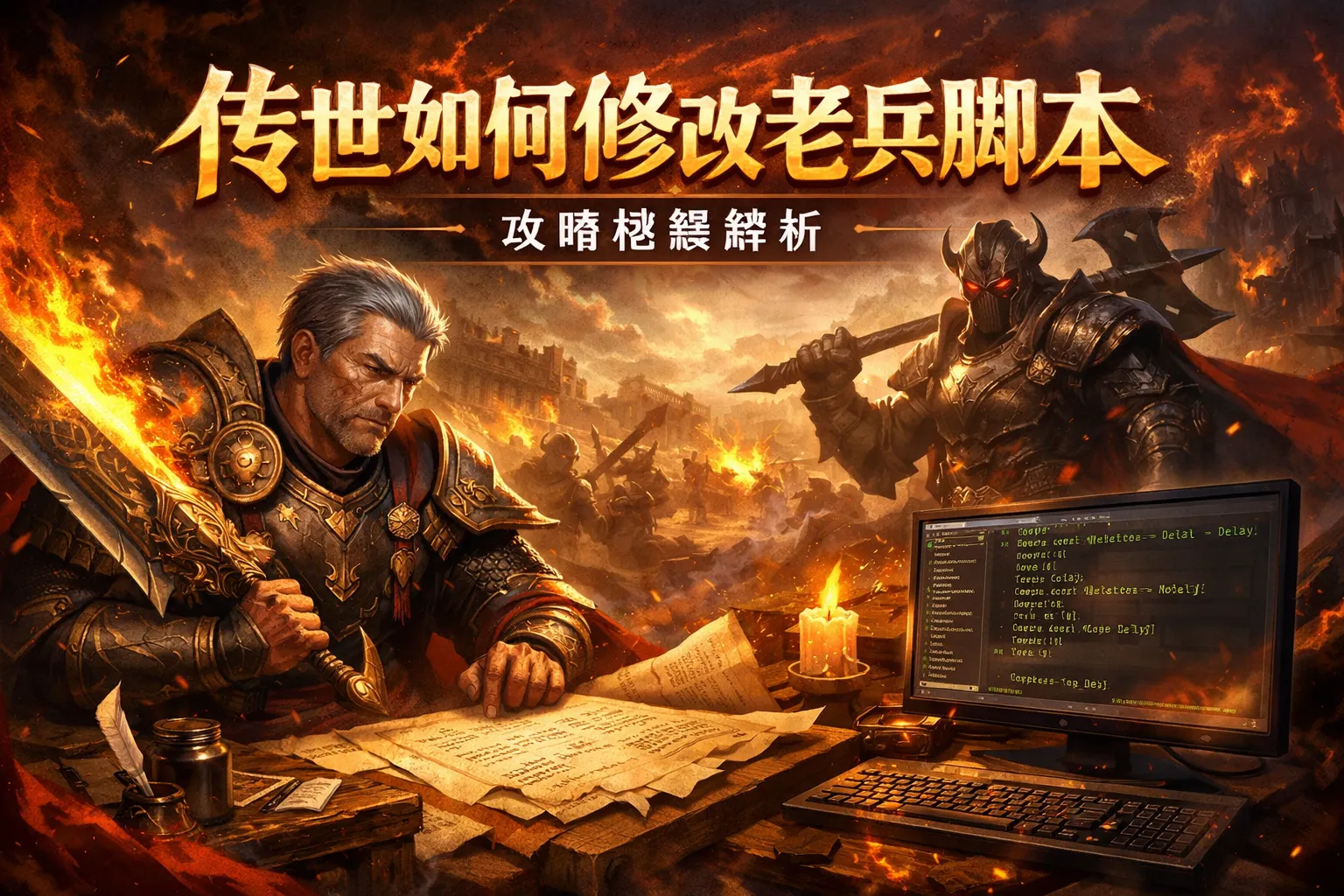 传世如何修改老兵脚本