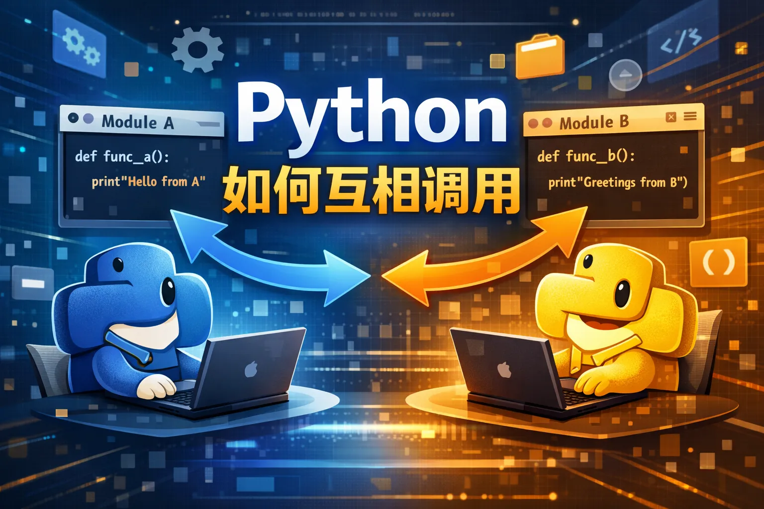 python 如何互相调用