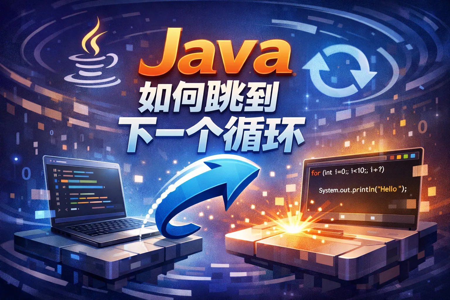 java如何跳到下一个循环