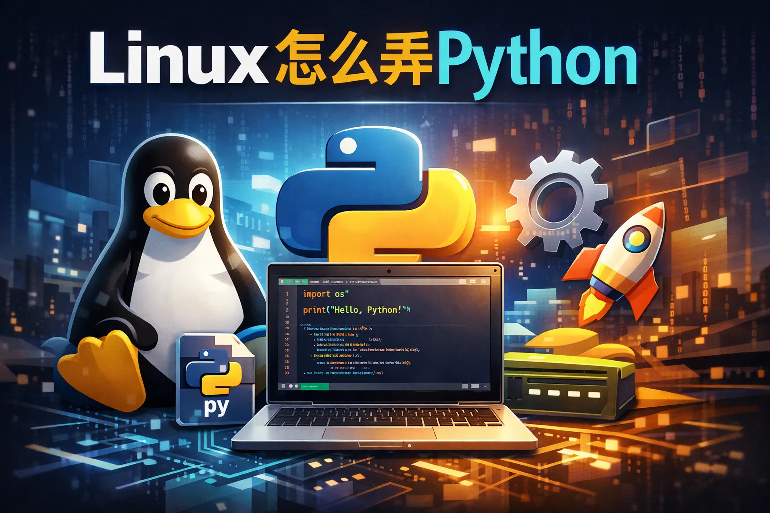 Linux怎么弄python