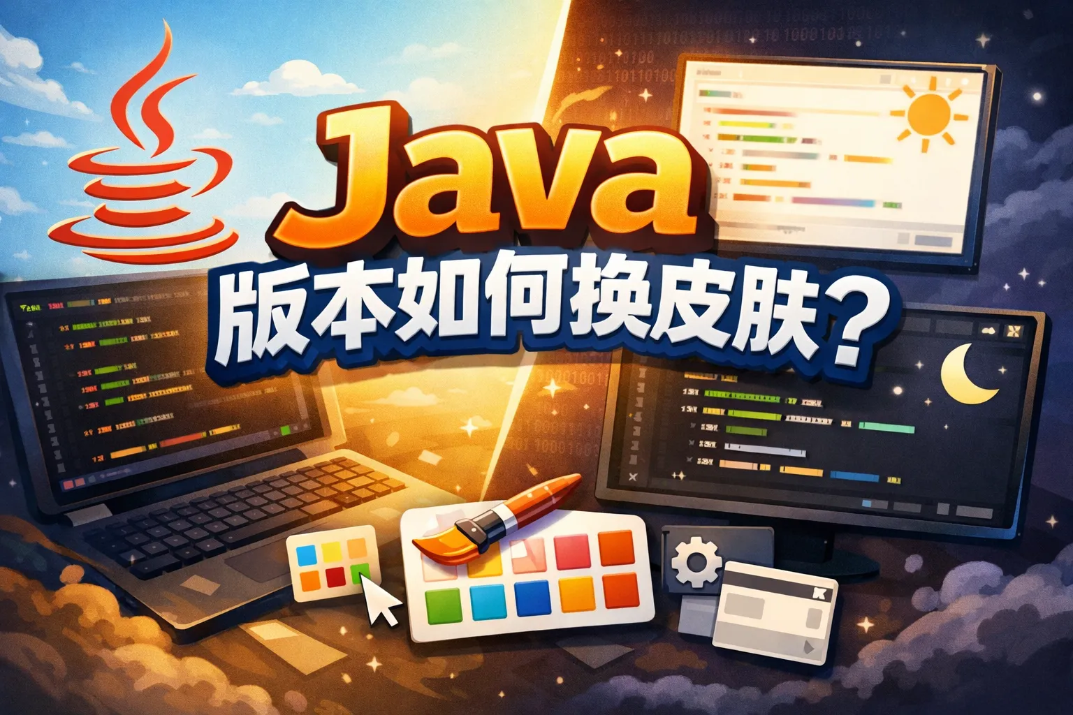 java版本如何换皮肤