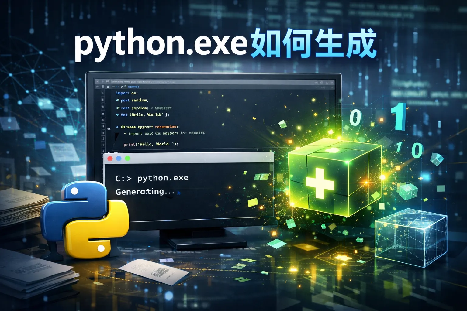python.exe如何生成
