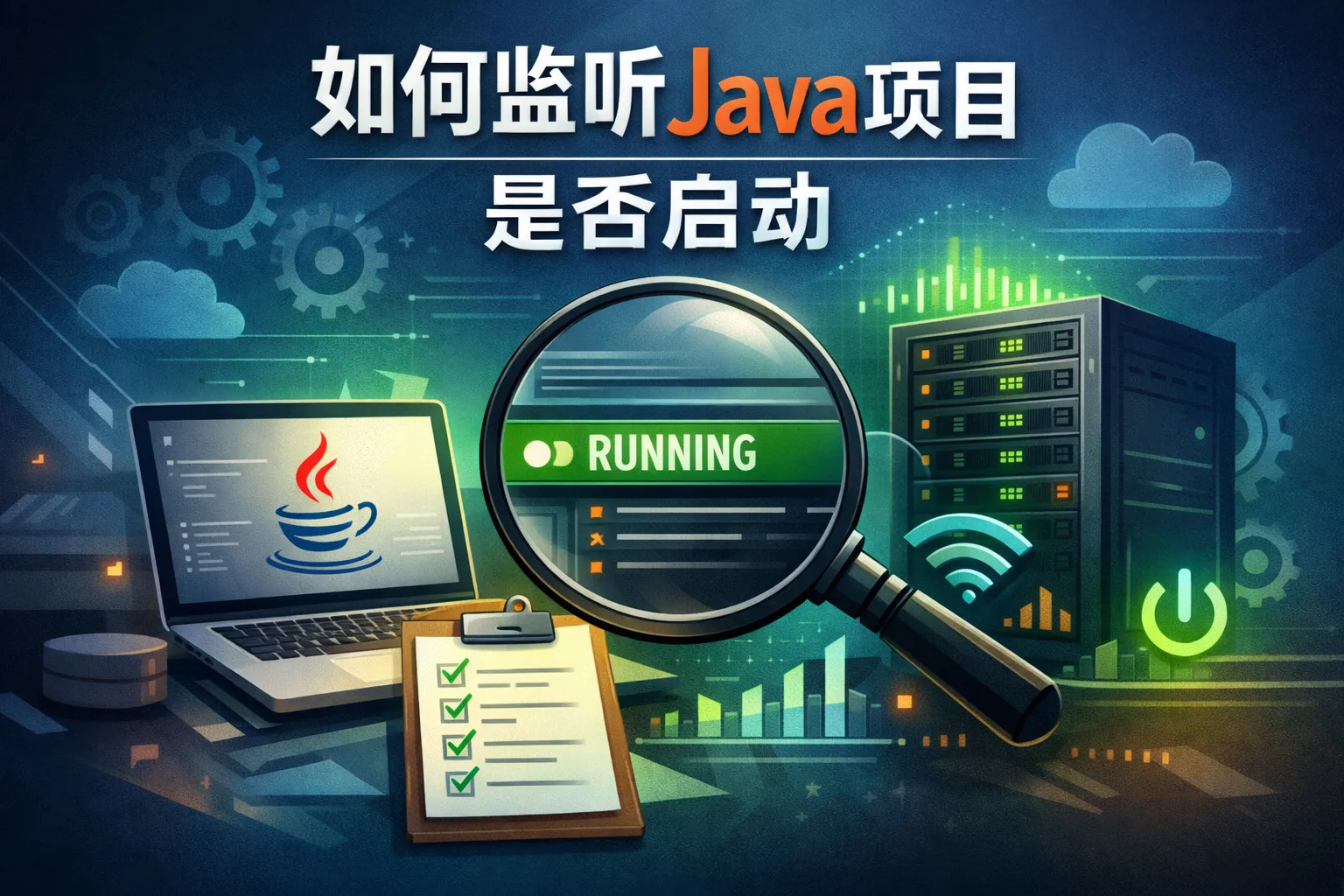 如何监听Java项目是否启动