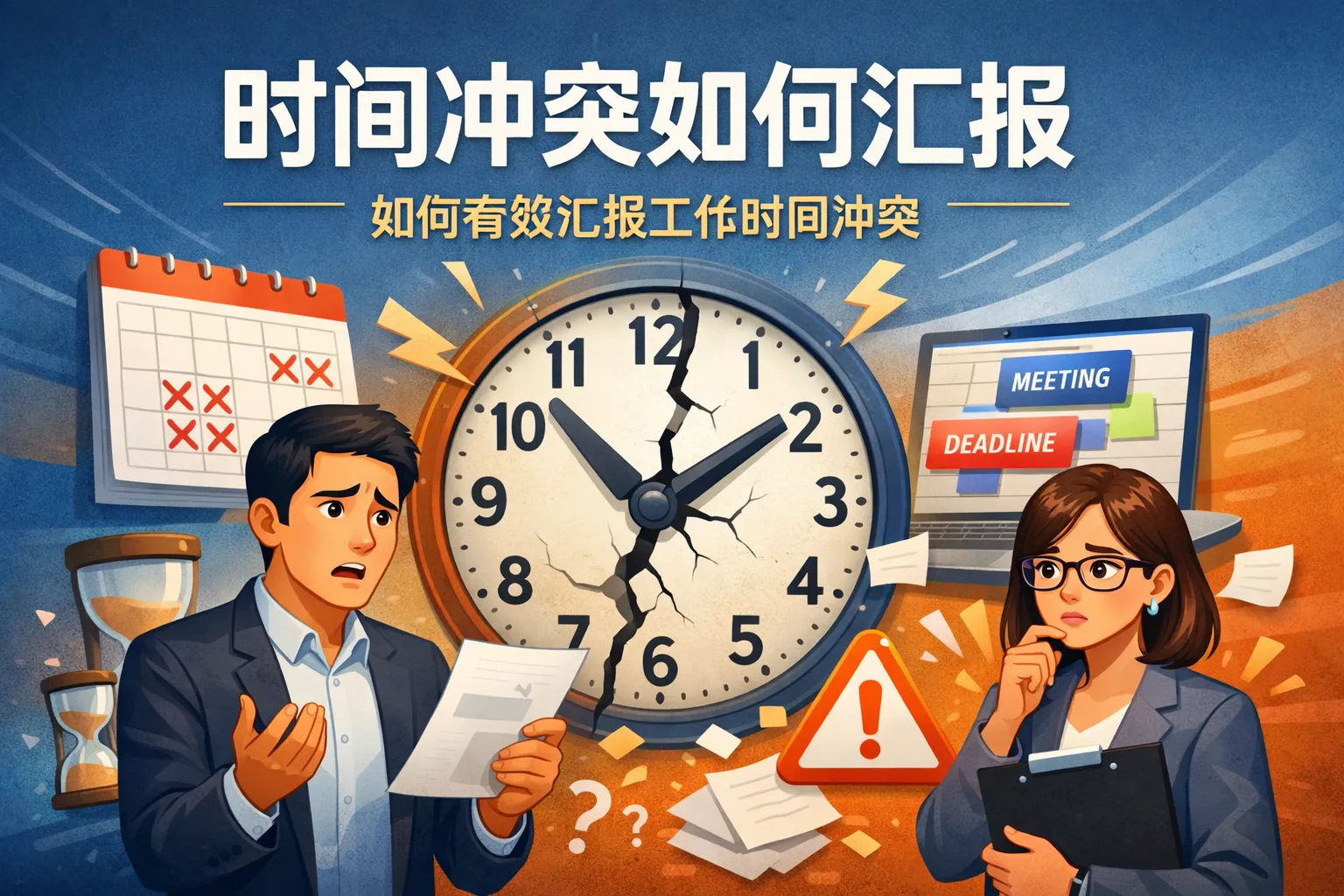 时间冲突如何汇报