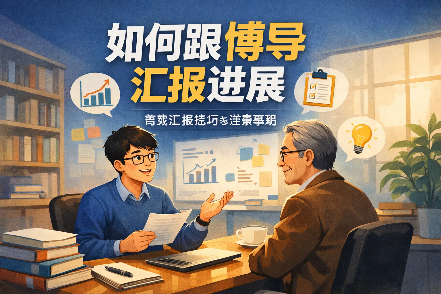 如何跟博导汇报进展