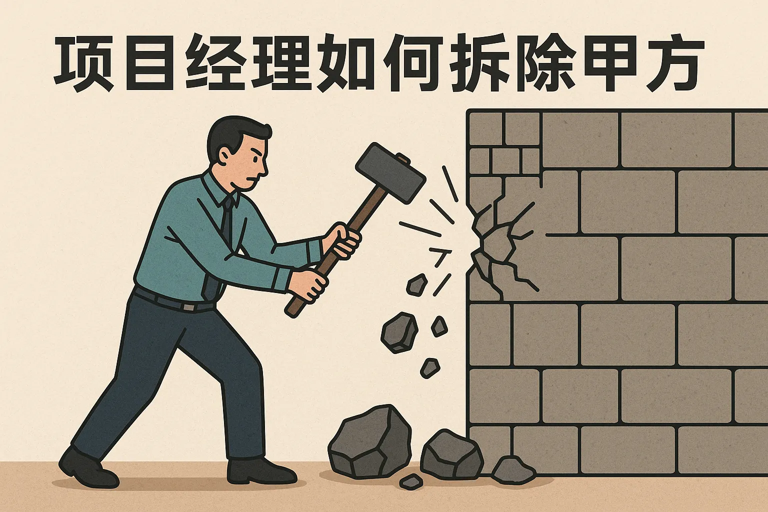 项目经理如何拆除甲方