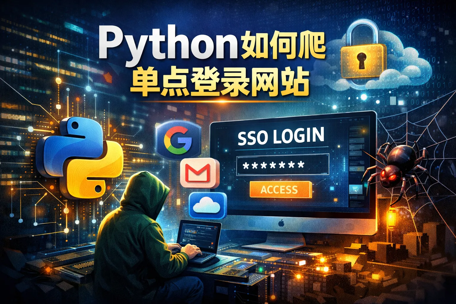 Python如何爬单点登录网站