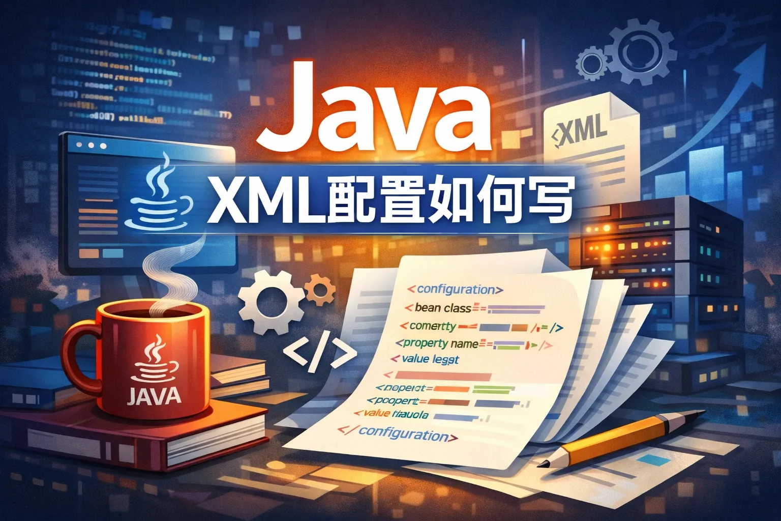 java xml配置如何写