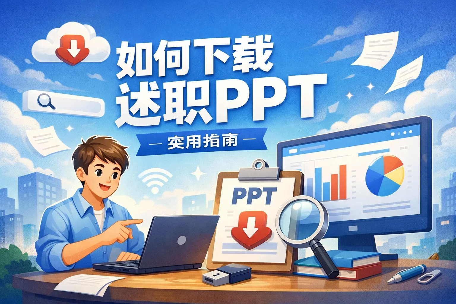 如何下载述职ppt