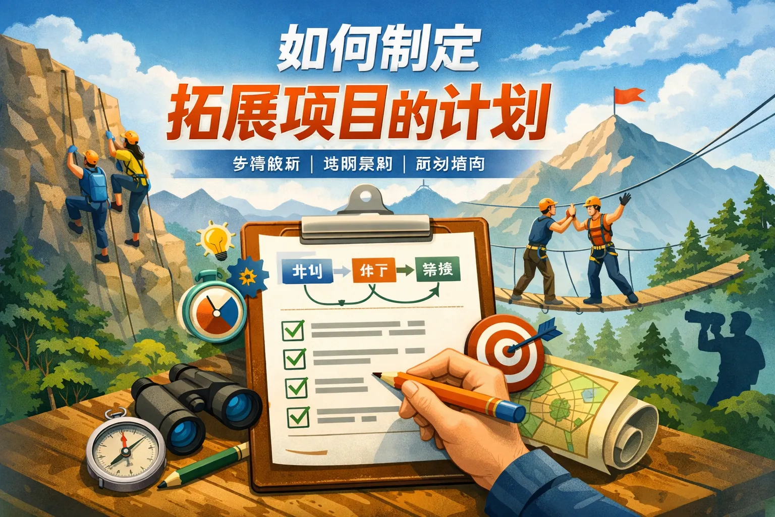 如何制定拓展项目的计划