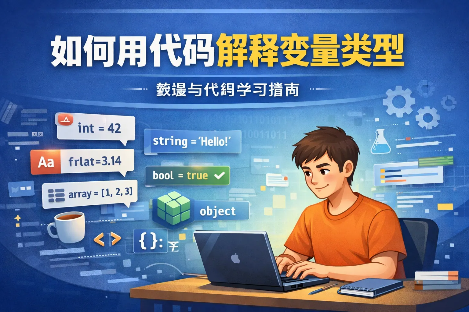 如何用代码解释变量类型