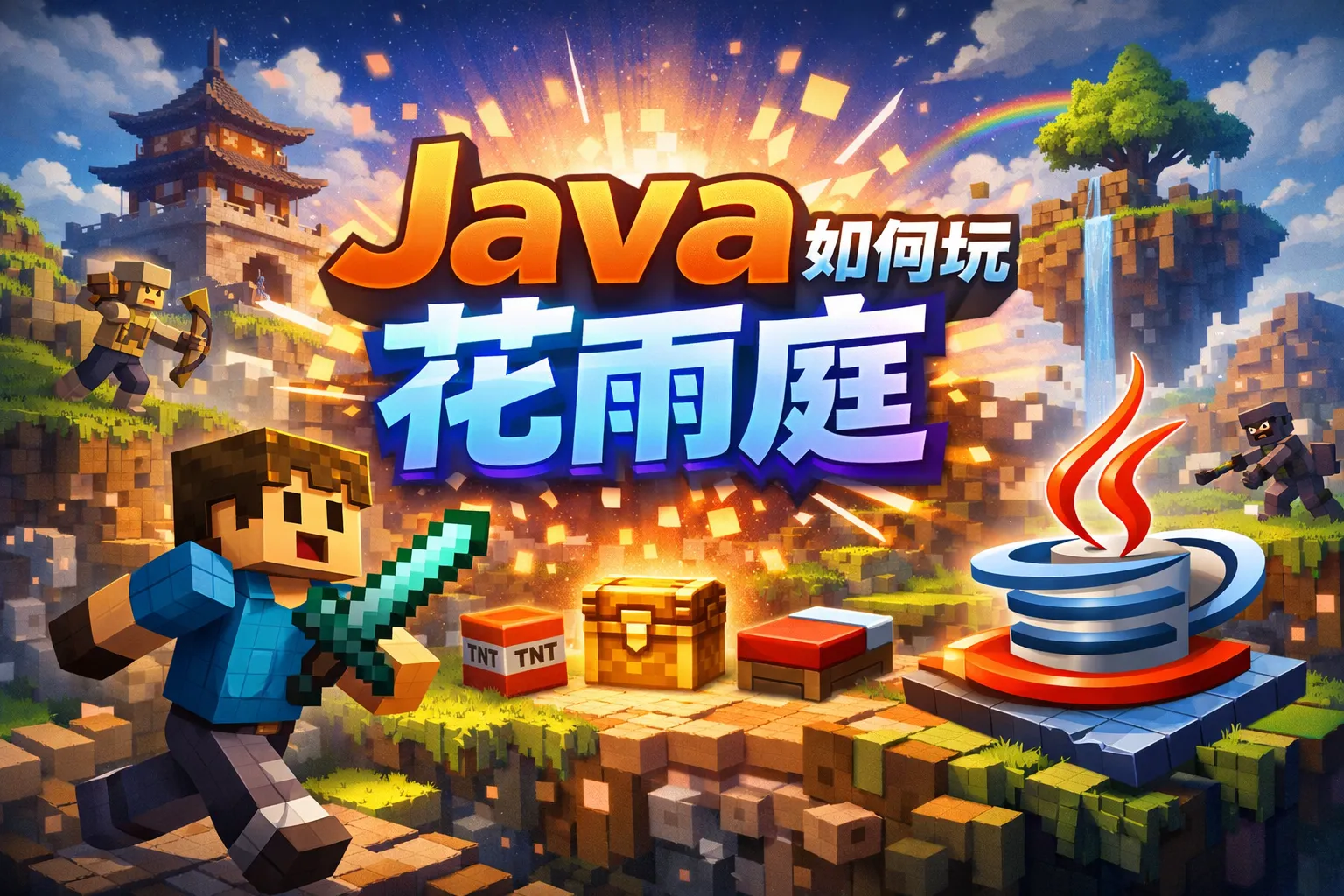 java如何玩花雨庭