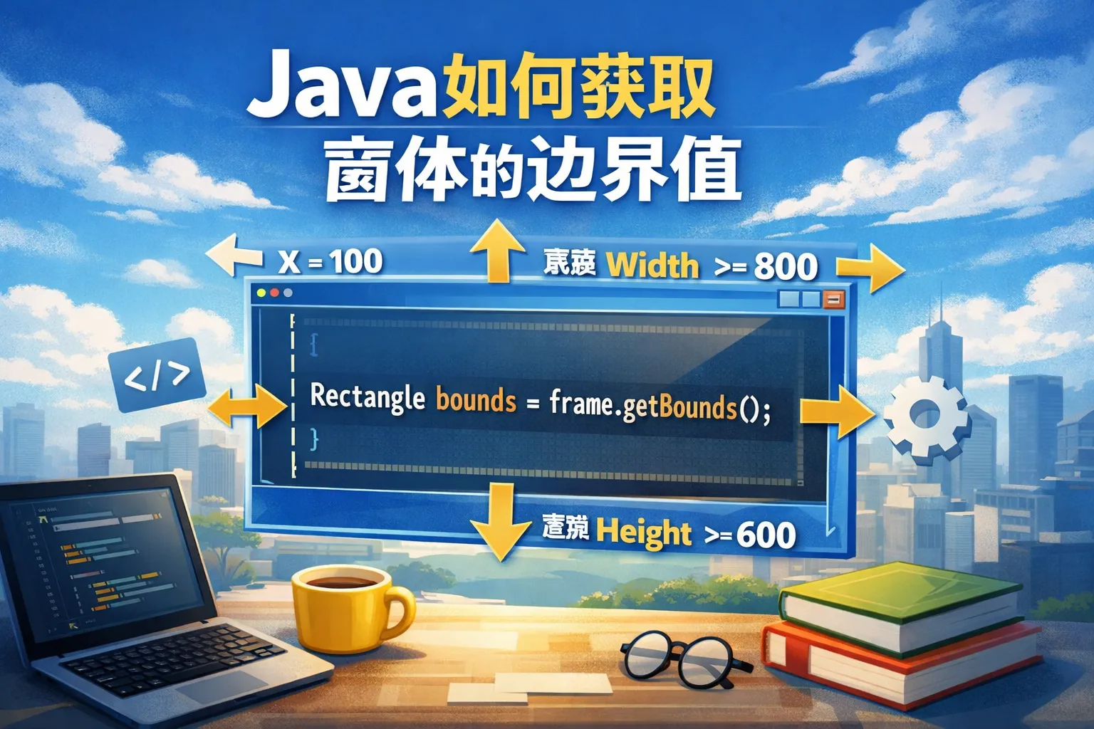 java如何获取窗体的边界值