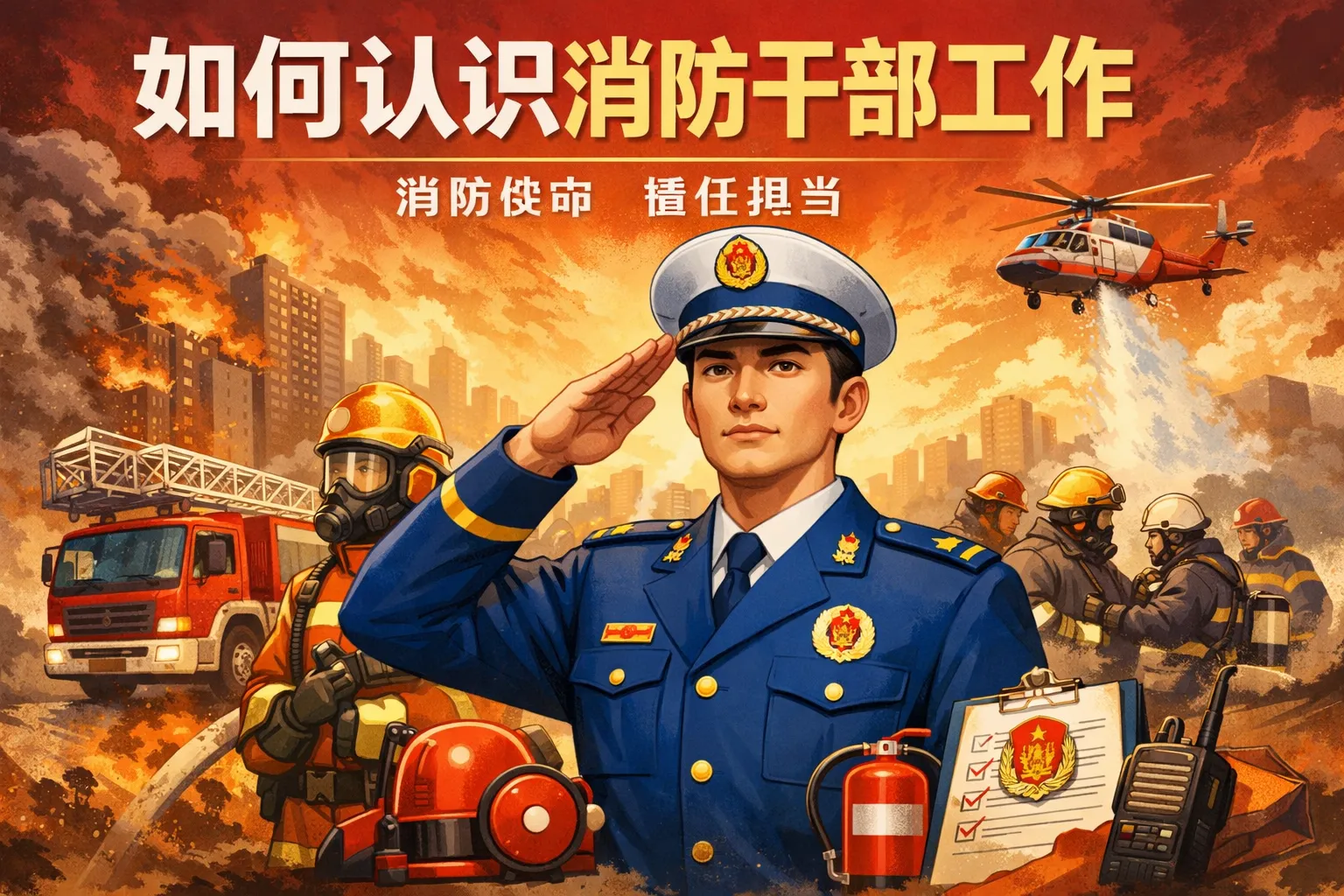 如何认识消防干部工作